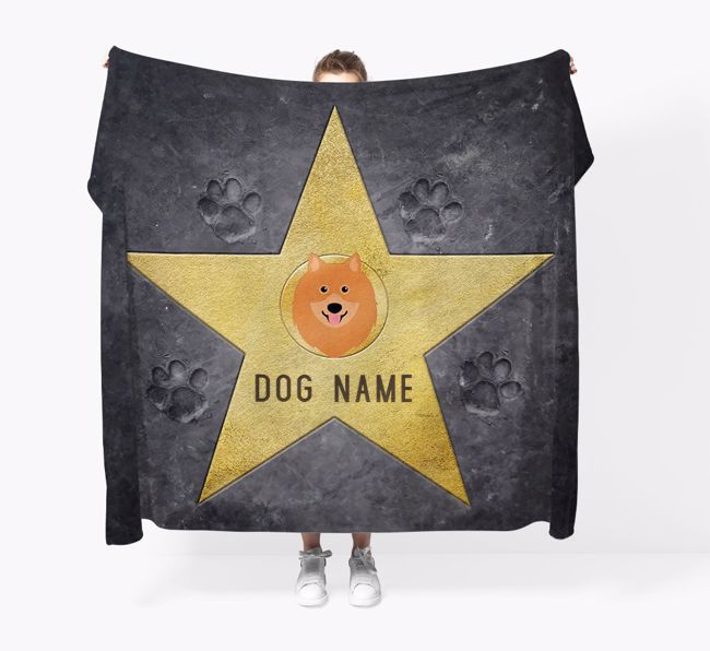 'Star of Fame' - Personalized {breedFullName} Blanket